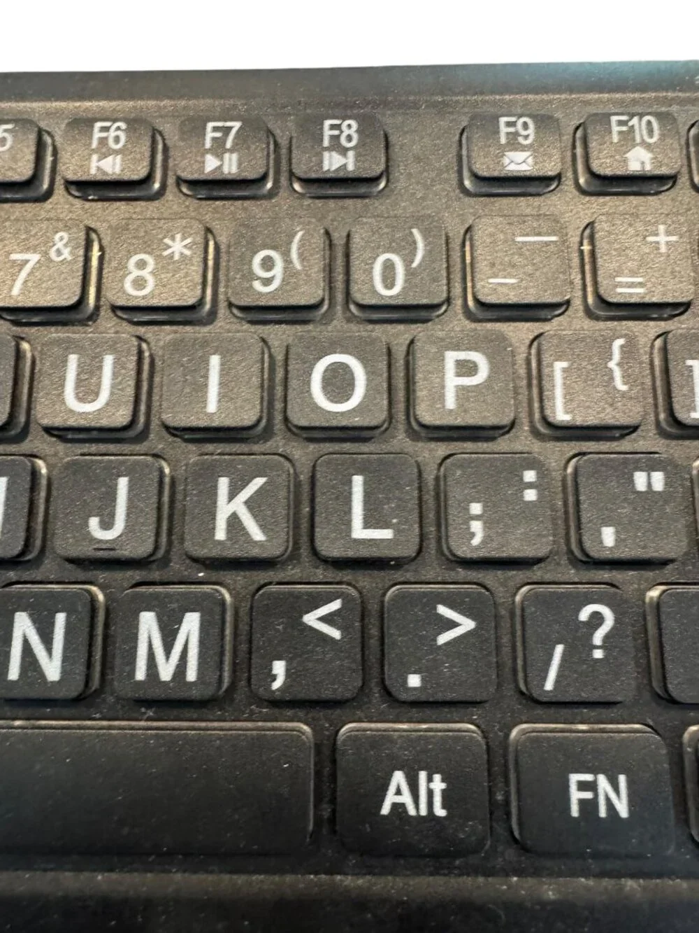 Wired Backlit 104-Key Keyboard With Numeric Keypad USB Connection Black